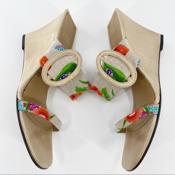 Stuart Weitzman Slip On Wedge Sandal - Picture 4 of 11